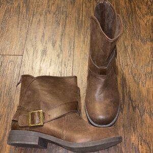 Brown Leather Boots